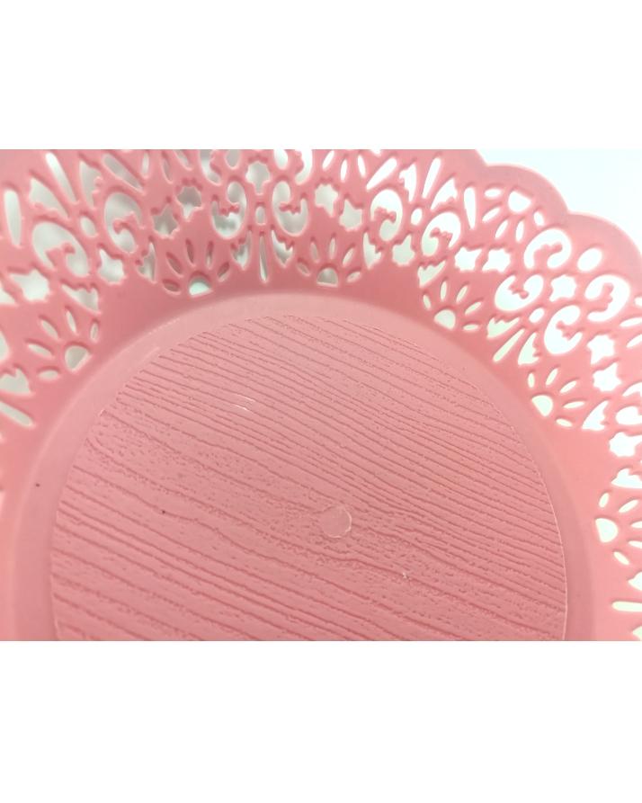 Pack of 3 - Hollow Flower Pattern Plates - Techmanistan in Pakistan