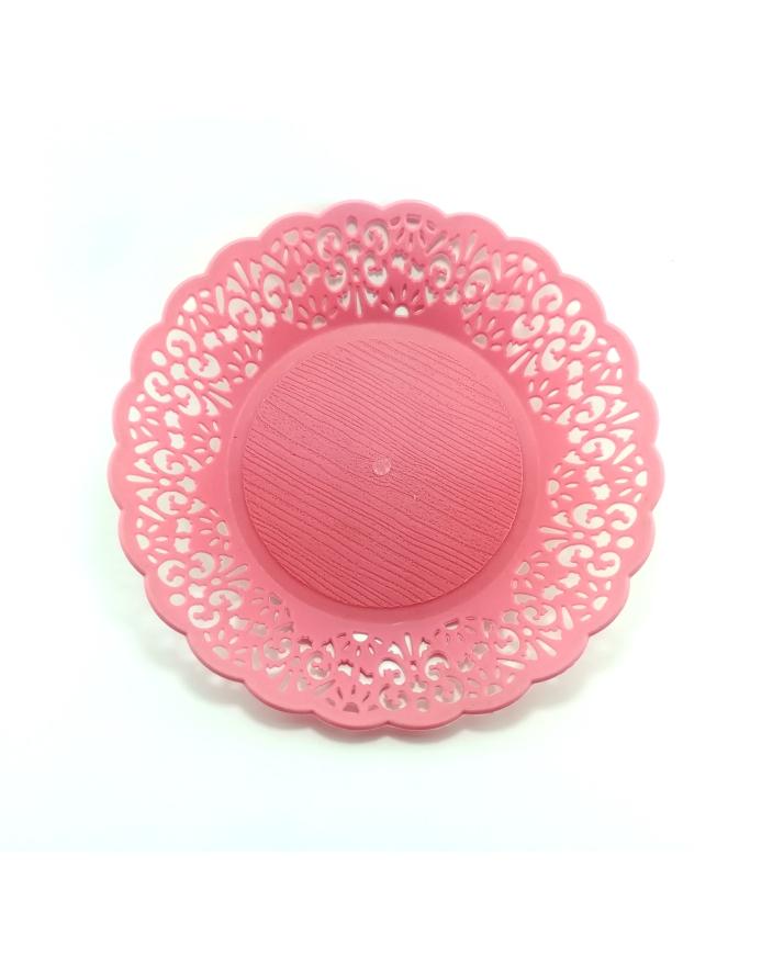 Pack of 3 - Hollow Flower Pattern Plates - Techmanistan in Pakistan