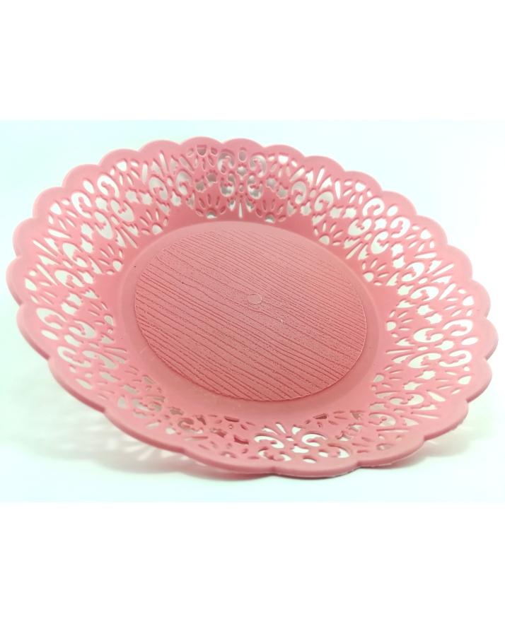 Pack of 3 - Hollow Flower Pattern Plates - Techmanistan in Pakistan