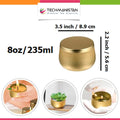 Pack of 3 - Multipurposed Empty Tins, Candle Tins - Techmanistan in Pakistan