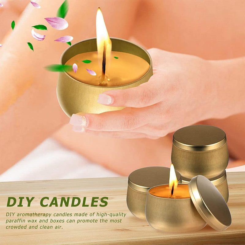 Pack of 3 - Multipurposed Empty Tins, Candle Tins - Techmanistan in Pakistan