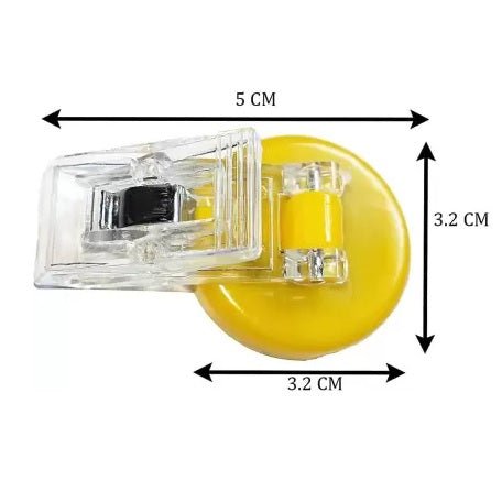 Pack of 3 - Random Color Refrigerator Magnetic Moveable Hooks - Techmanistan in Pakistan