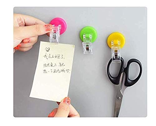 Pack of 3 - Random Color Refrigerator Magnetic Moveable Hooks - Techmanistan in Pakistan