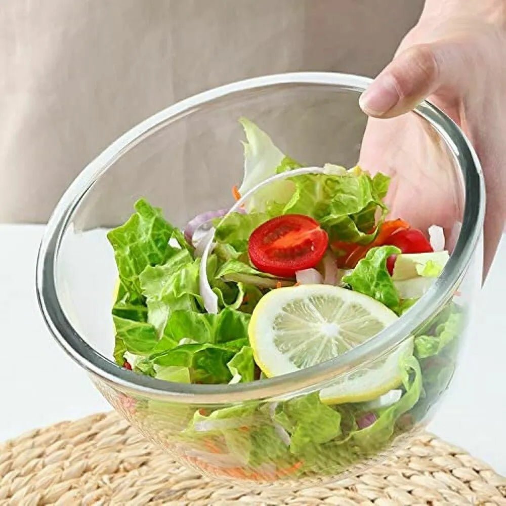 Pack of 3 - Transparent 500ml Glass Bowls - Techmanistan in Pakistan