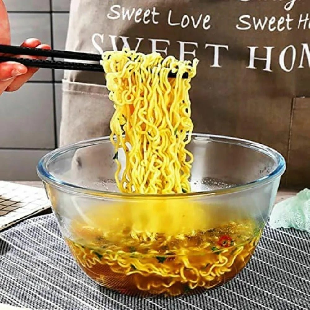 Pack of 3 - Transparent 500ml Glass Bowls - Techmanistan in Pakistan