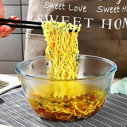 Pack of 3 - Transparent 500ml Glass Bowls - Techmanistan in Pakistan