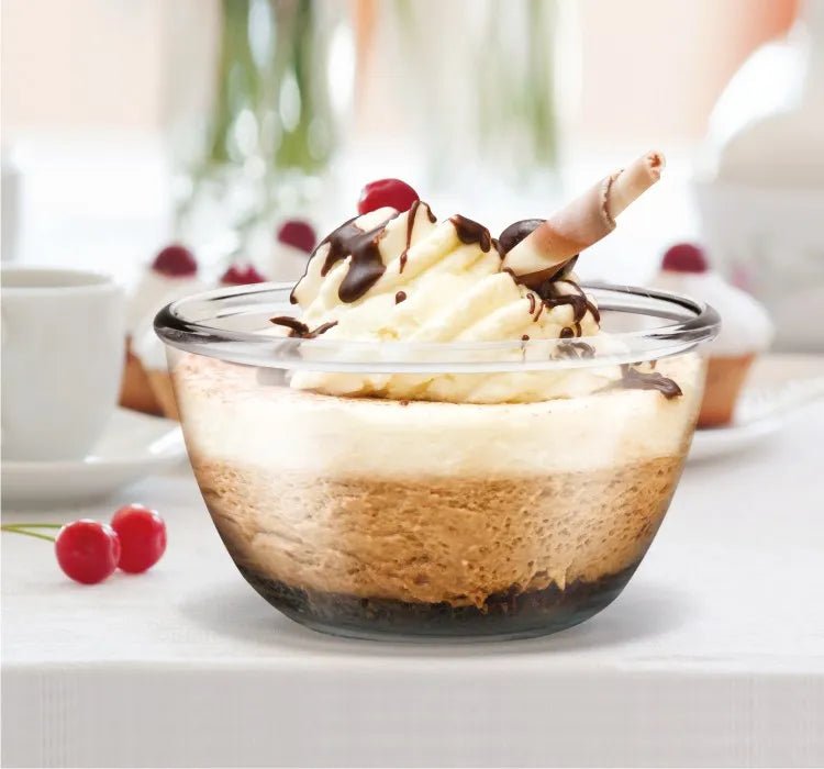 Pack of 3 - Transparent 500ml Glass Bowls - Techmanistan in Pakistan