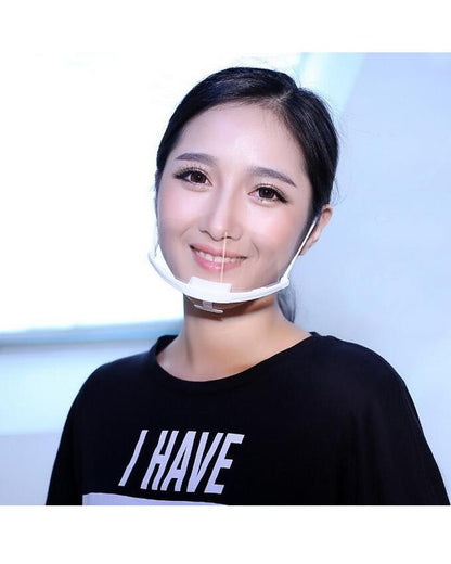 Pack of 3 - Transparent Catering Mask - Techmanistan in Pakistan