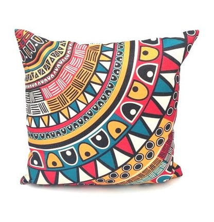 Pack of 4 - Geometric Ethnic Design Cushion Covers Set Without Filling, Cushions For Sofa, Printed Cushion Covers For Sofa, Fancy Cushion Covers For Bed, Sofa Pillow Covers, Sofa Cushion Set, Cushion Covers 4 Piece Set Without Filling - Techmanistan in Pakistan