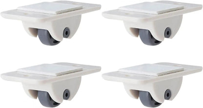 Pack of 4 - Self Adhesive Caster Wheels - Techmanistan in Pakistan