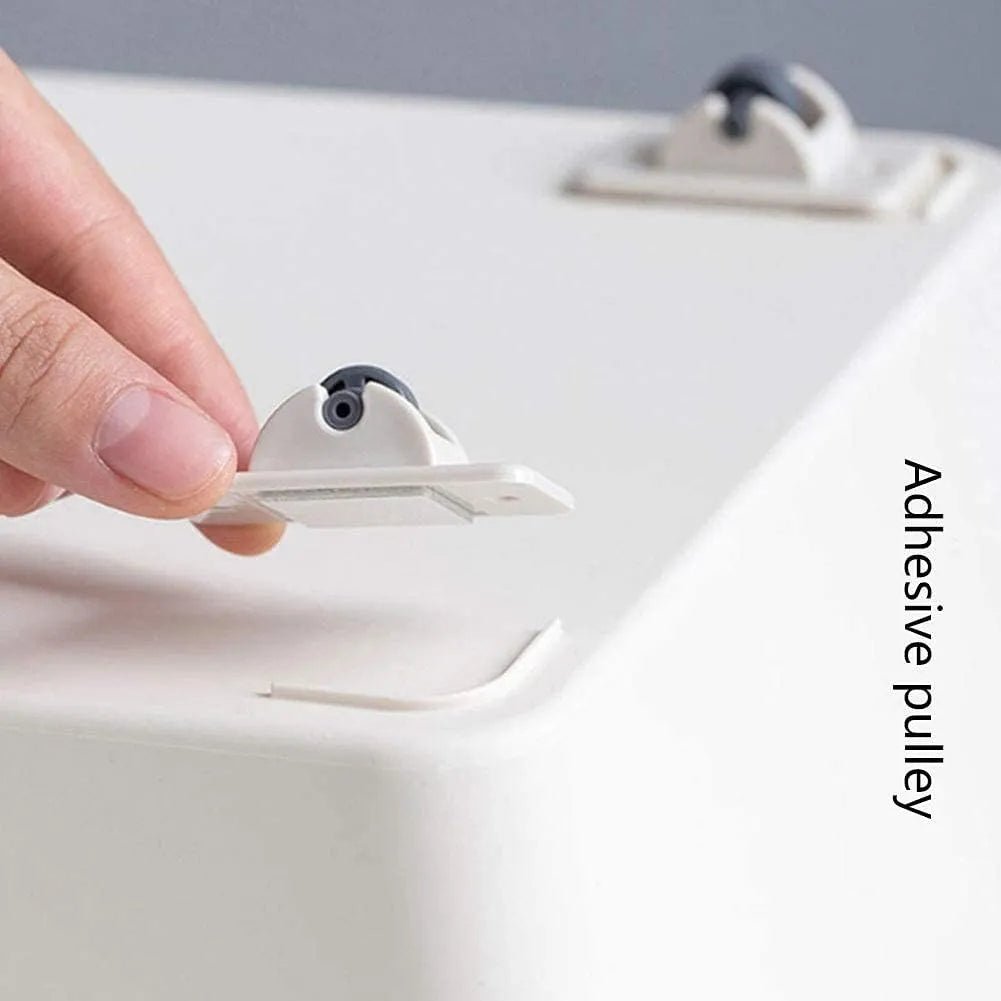 Pack of 4 - Self Adhesive Caster Wheels - Techmanistan in Pakistan