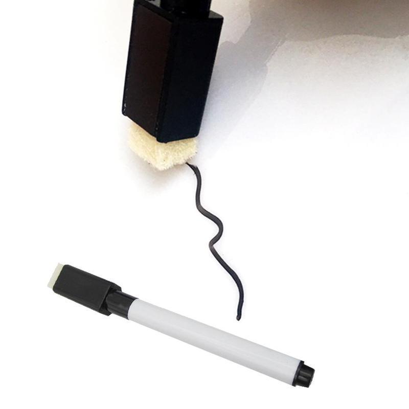 Pack of 5 ? Black Inked Whiteboard Marker with Eraser - Techmanistan