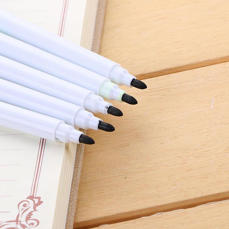 Pack of 5 ? Black Inked Whiteboard Marker with Eraser - Techmanistan
