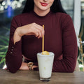 Pack of 5 - Different Diameters Stainless Steel Reusable Drinking Straws With Cleaning Brush - Techmanistan in Pakistan