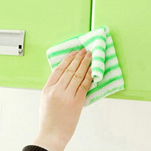 Pack of 5 - Multi - Purposed Micro Fiber Cleaning Towel, Microfiber Cloth, Cleaning Dusting Cloth For Home - Techmanistan in Pakistan