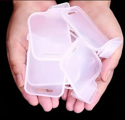 Pack of 5 - Multipurposed Refrigerator Storage Partition Plastic Clips - Techmanistan in Pakistan