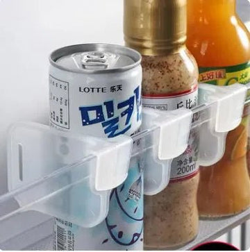 Pack of 5 - Multipurposed Refrigerator Storage Partition Plastic Clips - Techmanistan in Pakistan