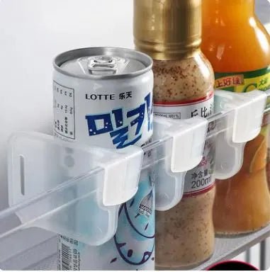 Pack of 5 - Multipurposed Refrigerator Storage Partition Plastic Clips - Techmanistan in Pakistan