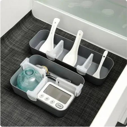 Pack of 5 - Multipurposed Refrigerator Storage Partition Plastic Clips - Techmanistan in Pakistan