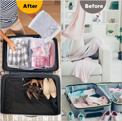 Pack of 50 - 9x8.5inch Zipper Poly Bags - Techmanistan in Pakistan