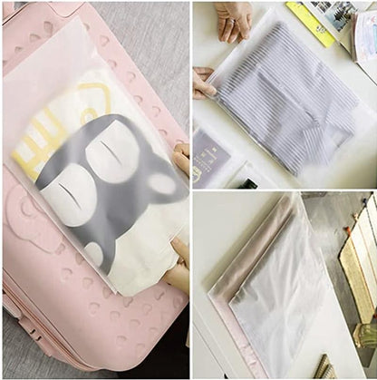 Pack of 50 - 9x8.5inch Zipper Poly Bags - Techmanistan in Pakistan