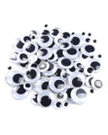 Pack of 50 - Google Eyes - Black & White - Techmanistan in Pakistan
