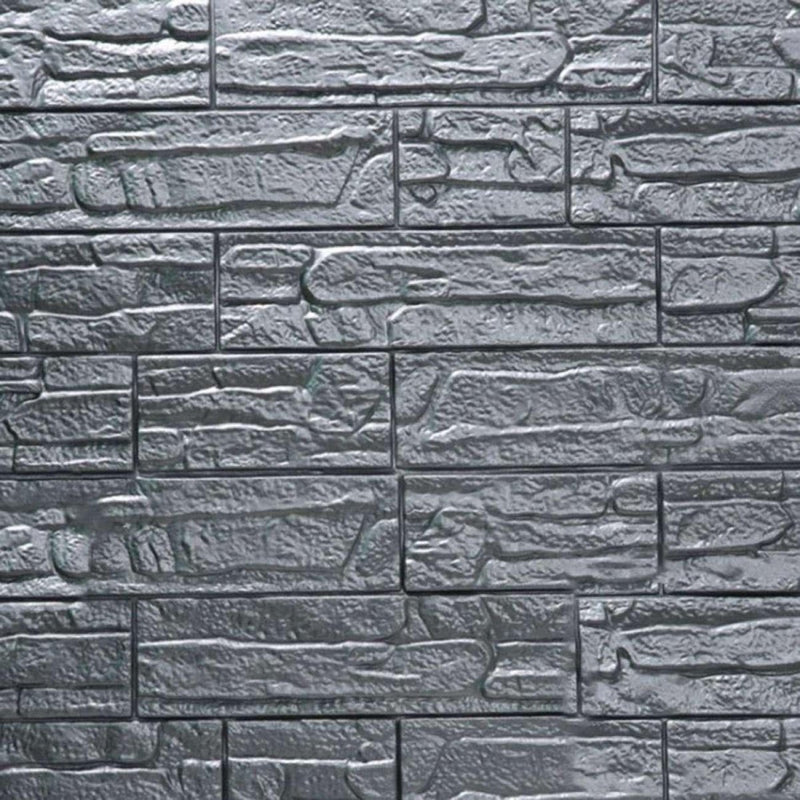 Pack of 6 - 3D Brick Wall Sticker Self - Adhesive Foam Wallpaper Panels - Techmanistan in Pakistan