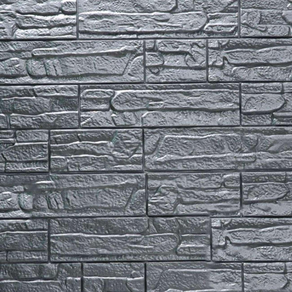 Pack of 6 - 3D Brick Wall Sticker Self - Adhesive Foam Wallpaper Panels - Techmanistan in Pakistan