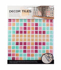 Pack of 6 - Mosaic Traditional Tiles Stickers for Bathroom & Kitchen - Techmanistan in Pakistan
