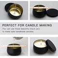Pack of 6 - Multipurposed Empty Candle Tins - Techmanistan in Pakistan