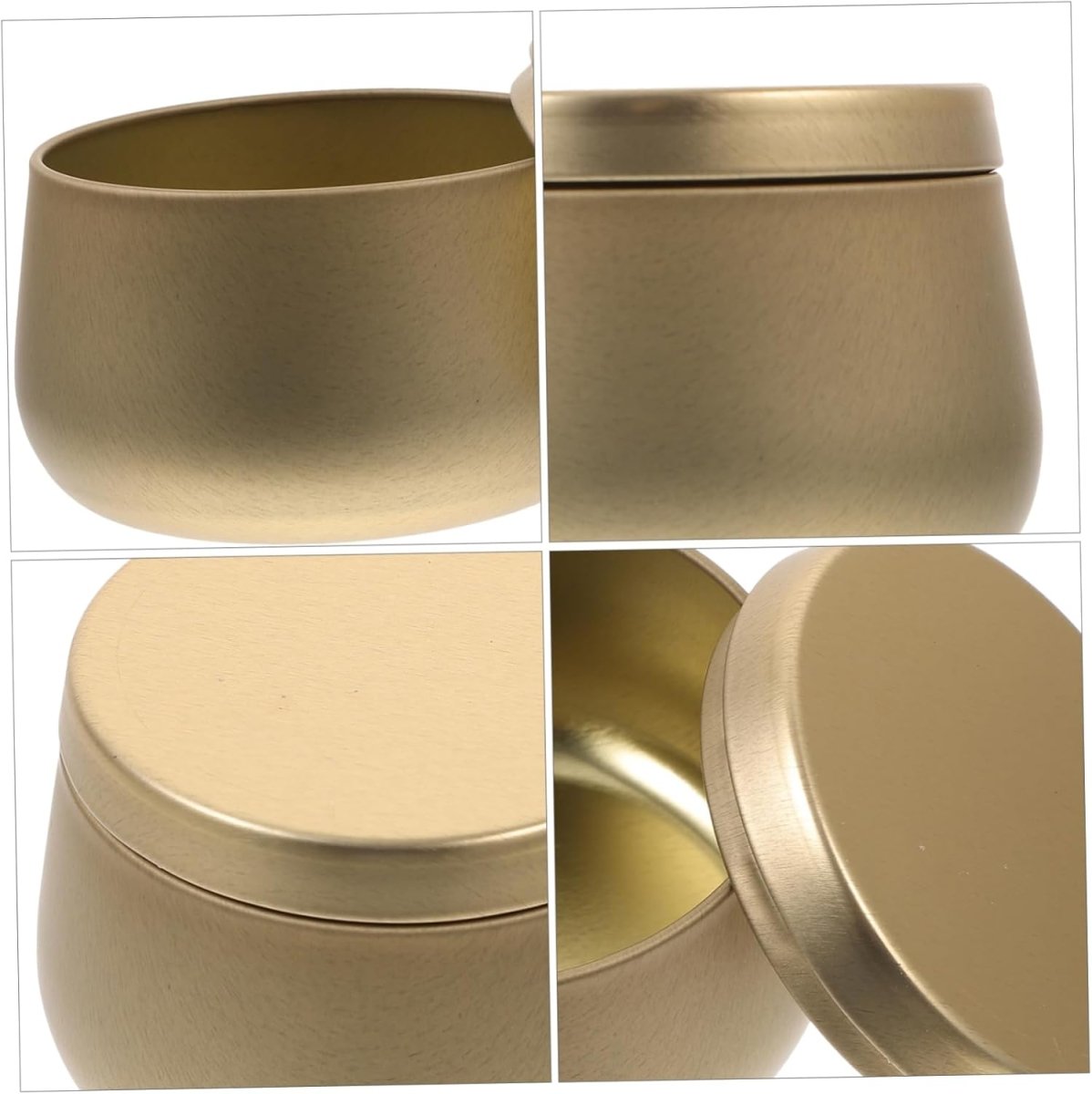 Pack of 6 - Multipurposed Empty Tins, Candle Tins - Techmanistan in Pakistan