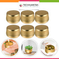 Pack of 6 - Multipurposed Empty Tins, Candle Tins - Techmanistan in Pakistan