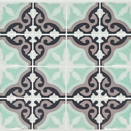 Pack of 6 - Waterproof and Heat Resistant Tiles Stickers for Bathroom & Kitchen - 10x10 inches - Techmanistan in Pakistan