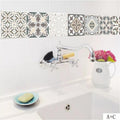 Pack of 6 - Waterproof and Heat Resistant Tiles Stickers for Bathroom & Kitchen - 10x10 inches - Techmanistan in Pakistan