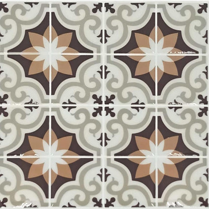 Pack of 6 - Waterproof and Heat Resistant Tiles Stickers for Bathroom & Kitchen - 10x10 inches - Techmanistan in Pakistan