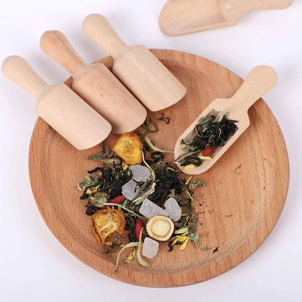 Pack of 6 - Wooden Spice Spoon, Spice Shovel Spoons - Techmanistan in Pakistan