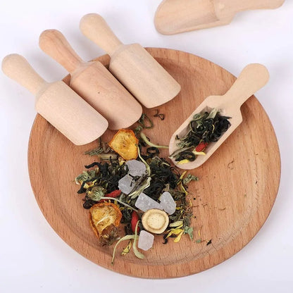 Pack of 6 - Wooden Spice Spoon, Spice Shovel Spoons - Techmanistan in Pakistan