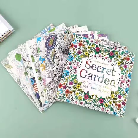 Pack of 8 - Random Design Coloring Books - Techmanistan