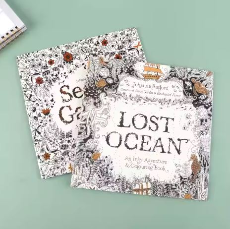 Pack of 8 - Random Design Coloring Books - Techmanistan in Pakistan