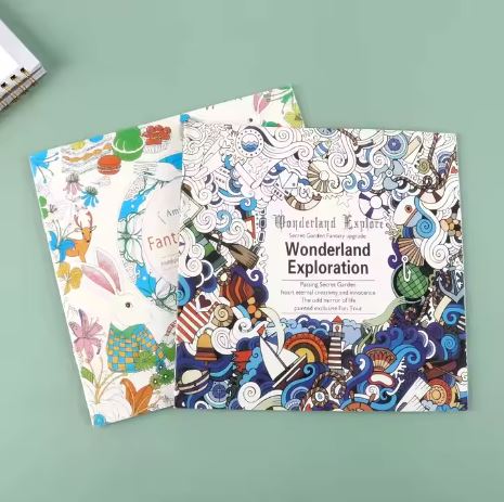 Pack of 8 - Random Design Coloring Books - Techmanistan in Pakistan