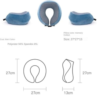 Travel Neck Pillow for Comfort - Memory Foam Support
