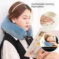 Travel Neck Pillow for Comfort - Memory Foam Support