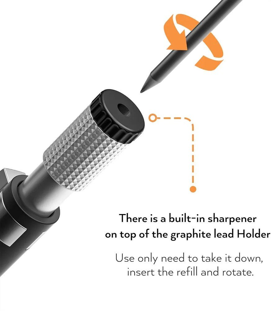 Plastic Body 2mm Mechanical Pencil Clutch Pencil - Techmanistan in Pakistan