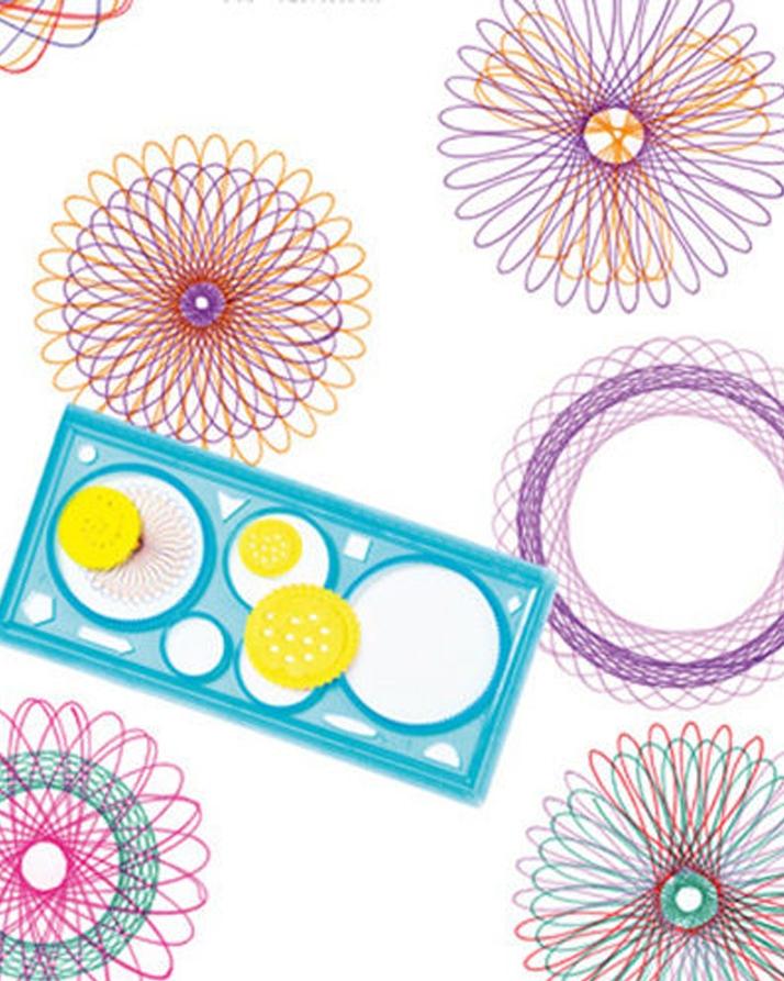Plastic Spirograph Design Ruler Set - Techmanistan in Pakistan