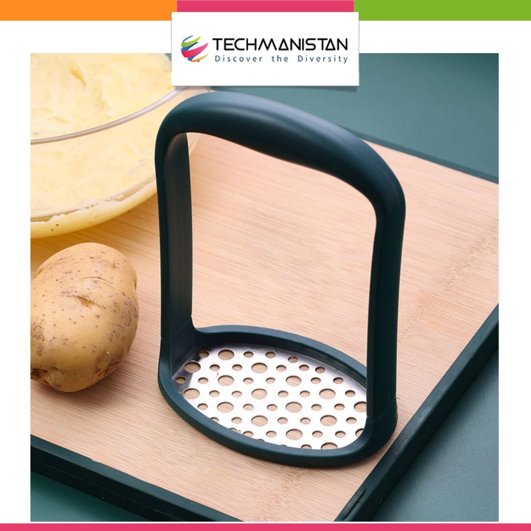 Plastic & Stainless Steel Potato Masher - Techmanistan in Pakistan