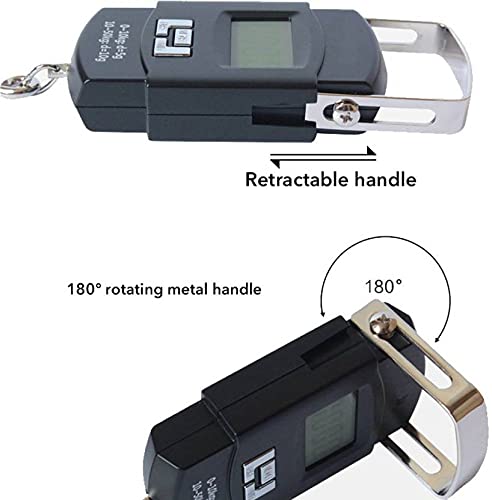 Portable 50 kg Capacity Luggage Scale Digital Weighing Travel Bag Weight Checker Hanging Weight Scale - Techmanistan in Pakistan