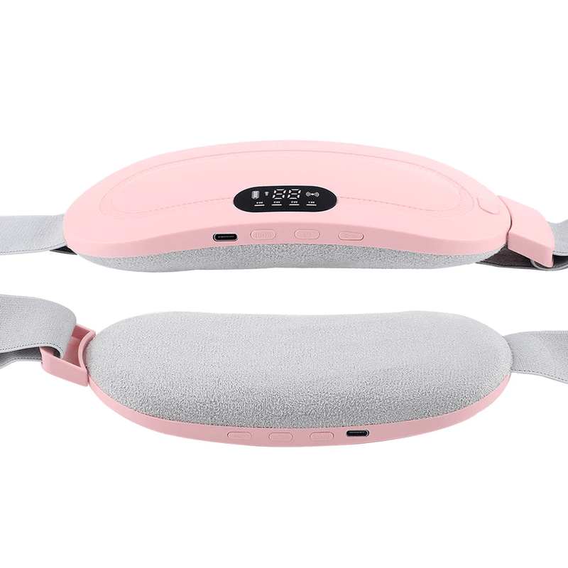 Portable Cordless Heating Pad for Menstrual Cramps Relief | 3 - Temperature & 4 - Massage Modes | Stomach & Back Pain Relief Device for Women - Techmanistan in Pakistan