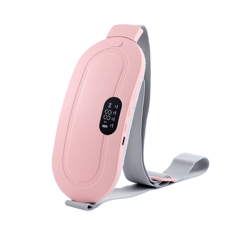 Portable Cordless Heating Pad for Menstrual Cramps Relief | 3 - Temperature & 4 - Massage Modes | Stomach & Back Pain Relief Device for Women - Techmanistan in Pakistan