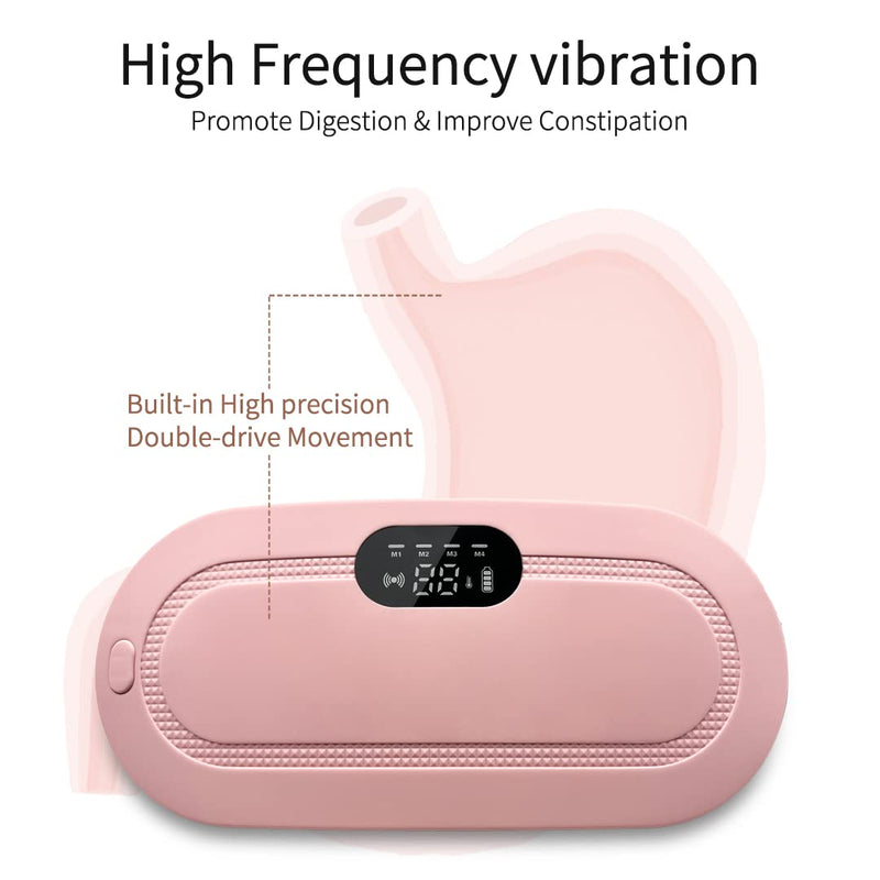 Portable Cordless Heating Pad for Menstrual Cramps Relief | 3 - Temperature & 4 - Massage Modes | Stomach & Back Pain Relief Device for Women - Techmanistan in Pakistan