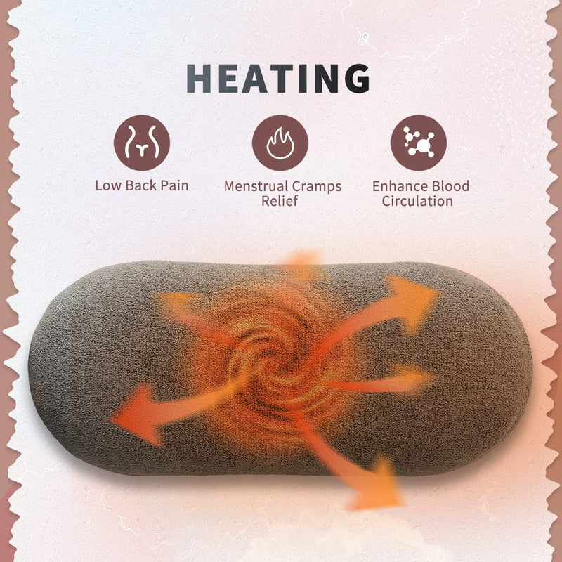 Portable Cordless Heating Pad for Menstrual Cramps Relief | 3 - Temperature & 4 - Massage Modes | Stomach & Back Pain Relief Device for Women - Techmanistan in Pakistan